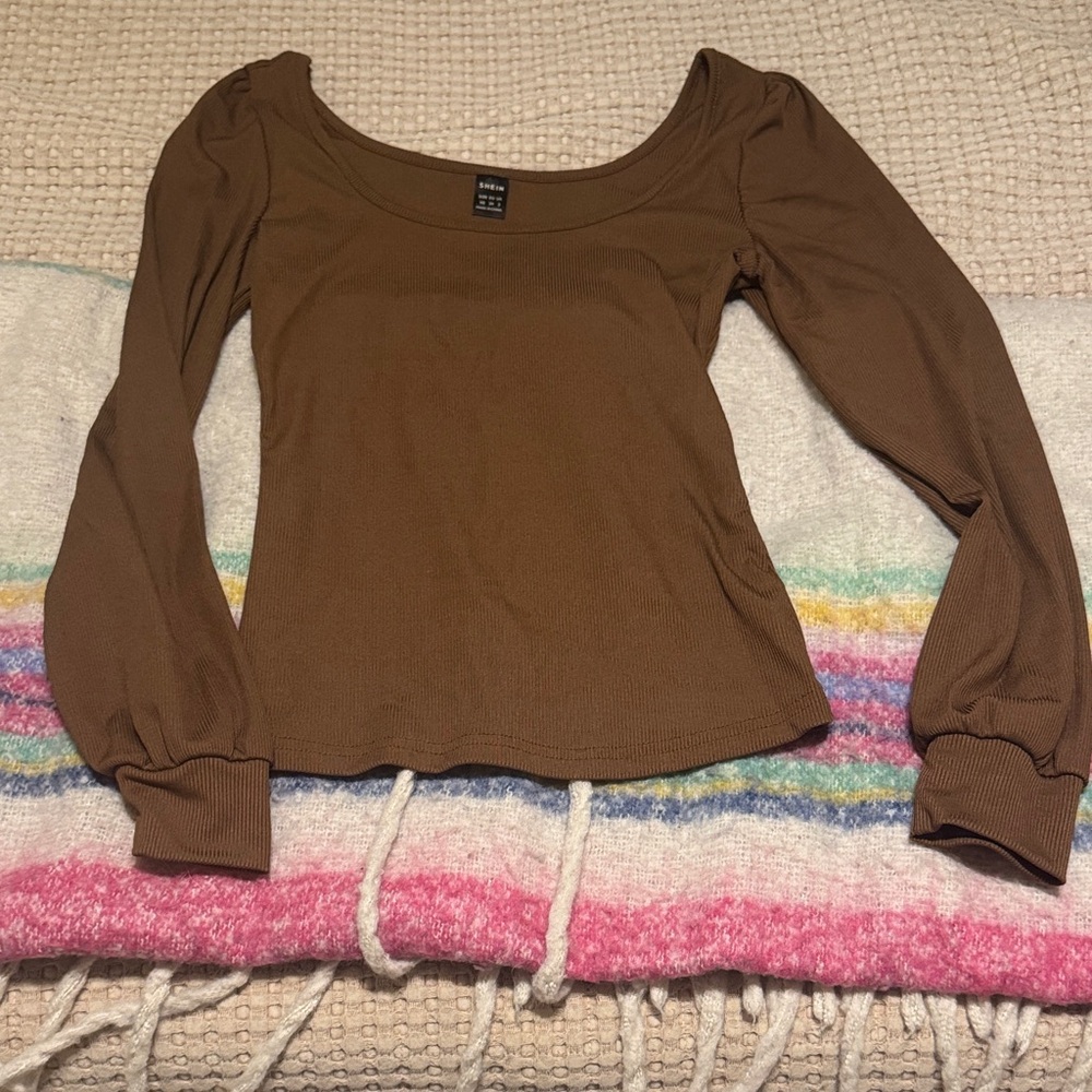 Brown Women's Top